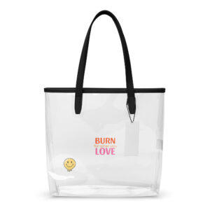 Clear tote bag
